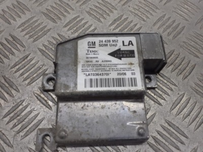 Модуль подушка безопасности opel corsa c 1.2 24439952 фото №1