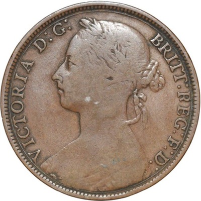 Wielka Brytania 1 penny 1893 Wiktoria
