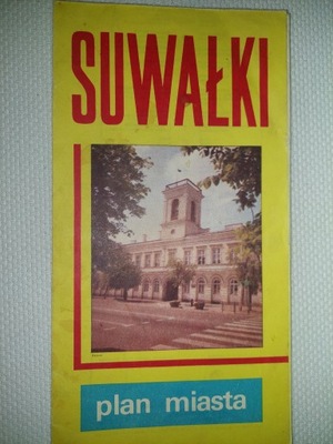 Suwałki - Plan miasta 1980