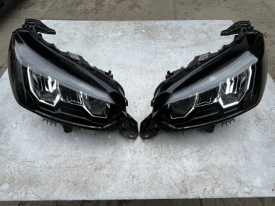 Лампа ліва + права лампи перед комплект peugeot 208 ii full led ładne фото №1