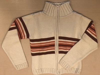 Sweterek - golf PETTO rozpinany roz 134