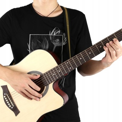 Uniwersalny regulowany pasek do gitary w paski