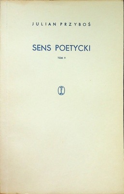 Sens poetycki tom II