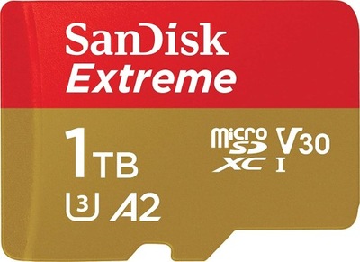 Extreme MicroSDXC 1 TB Class 10 UHSI/U3 A2 V30