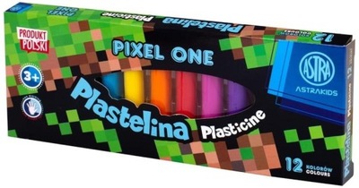 Plastelina Pixel One 12 kolorów ASTRA SZ-97977