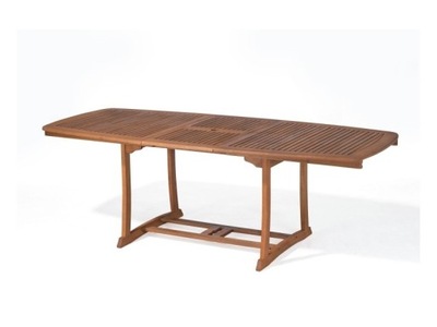 Stół z drewna eukaliptusa rozkładany stoły drewniane rozkładane Prowansja