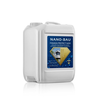 NANO-BAU FASADA H100 impregnat do tynków elewacji fasady 10L na 200m2- 6lat