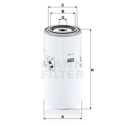 FILTRO COMBUSTIBLES MANN-FILTER WK 929 X  