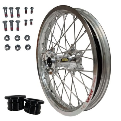 RUEDA COMPUESTO PARTE DELANTERA REX WHEELS 18X2.15 PLATEADO  