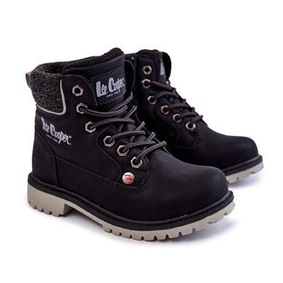 BOTKI TRAPERY LEE COOPER LCJ-22-01-1491 CZARNE 34