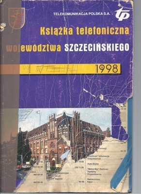 Książka telefoniczna woj. szczecińskiego 1998