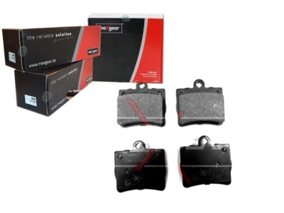 Тормозные колодки тормозные mercedes задняя w202 c180-22 maxgear фото №1