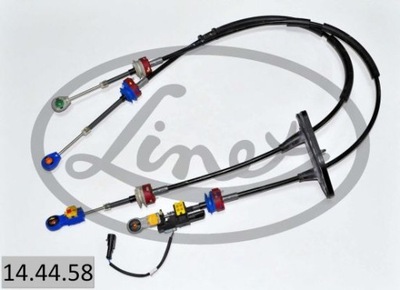 CABLE ZM.BIEGOW IZQUIERDA+DERECHA FIAT DOBLO 09- 2.0 14.44.58 LINEX CABLES LINEX 14.44.58  