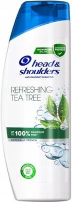 HEAD SHOULDERS SZAMPON PRZECIWŁUPIEŻOWY REFRESHING TEA TREE