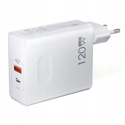 Ładowarka zasilacz USB 120W PD GaN SZYBKIE ŁADOWANIE USB-C