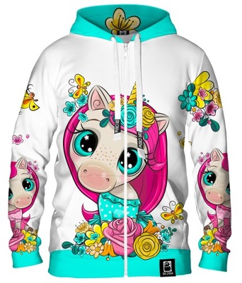 Damska Bluza rozpinana Cute Unicorn 2XL HIT