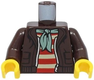 LEGO Tors - Kurtka z rekinem / Apaszka 973pb4862c01 NOWY