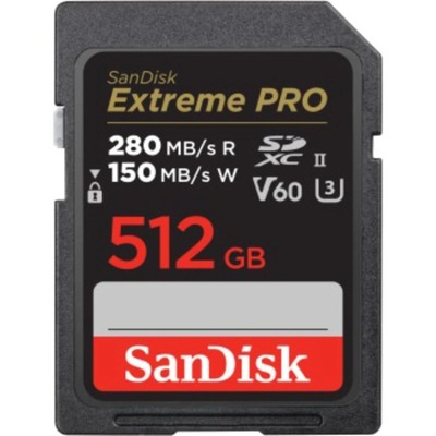 SanDisk SDXC EXTREME PRO 512 GB 280/150 MB/s