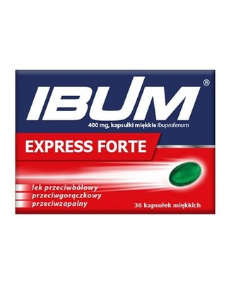 IBUM EXPRESS 36 kaps. przeciwbólowy przeciwzapalny