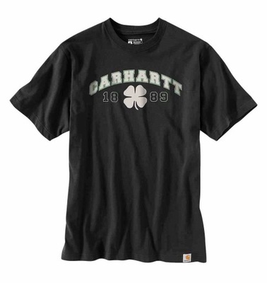 Koszulka Carhartt Heavyweight Shamrock Black