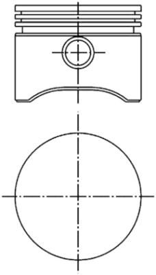 Kolbenschmidt 94132700 поршень фото №1