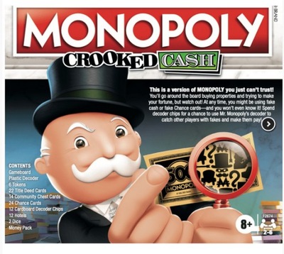 Gra planszowa Monopoly Crooked Cash WG1591