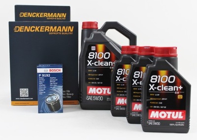 FILTRY+OLEJ MOTUL 5W30 8L VW TRANSPORTER T5 2.5TDI 