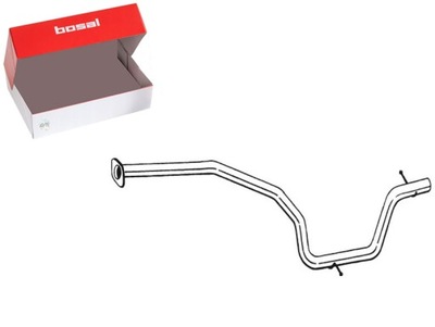 Труба вихлопна середина ford galaxy ii galaxy mk ii mondeo iv s-max фото №1