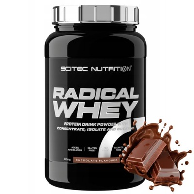 SCITEC RADICAL WHEY 1000G - CZEKOLADA