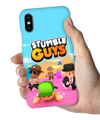 ETUI CASE do iPhone X XS - STUMBLE GUYS SPIDERMAN GUMBALL BAJKI