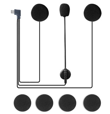 Zestaw słuchawkowy słuchawki mikrofon do INTERKOMU EJEAS V6Pro TYP-C V6PRO+