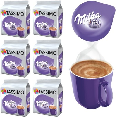 Kapsułki Tassimo Jacobs Milka Orange 8 napojów czekoladowych, rozmiar L