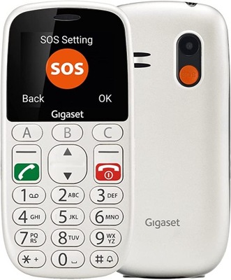 Telefon komórkowy Gigaset GL390 16/24 MB szary