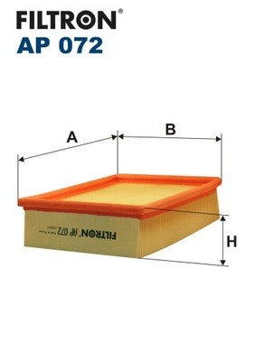 Фільтр повітря filtron ap072 фото №1