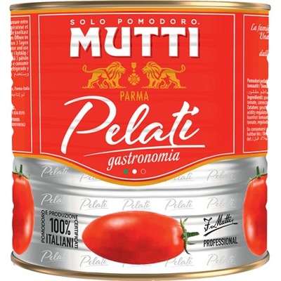 Pomidory Pelati MUTTI 2,5 kg Całe Bez Skórki 2500g