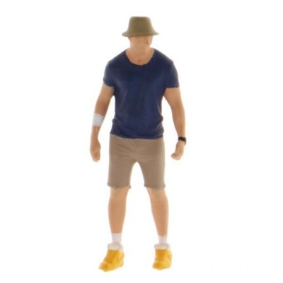 2x1: 64 Skala Miniaturowy Model Ludzi Figurki Zaba