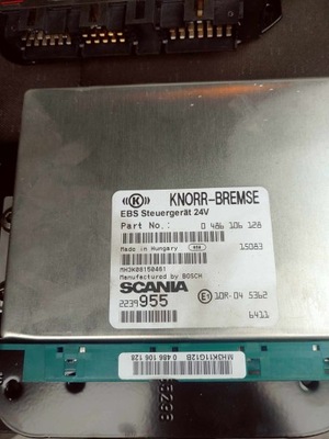 Блок управления ebs scania r euro 6 2239955 фото №1