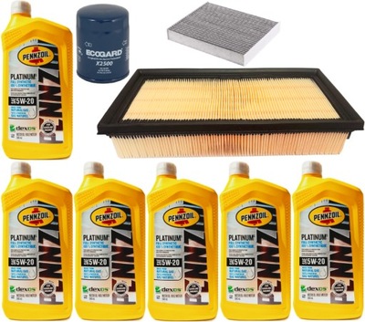 PENNZOIL 5W20 + FILTROS FORD EXPLORER 3.3 HEV 2020-  