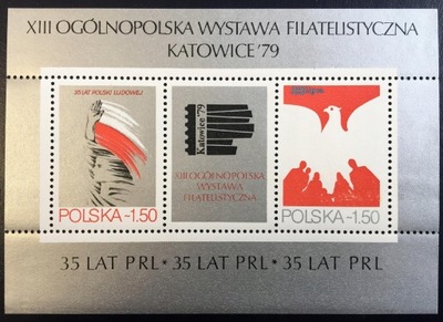 Blok 107 ** 1979 - Wystawa Filat. Katowice 79