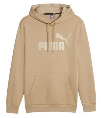 Bluza dresowa z bawełny PUMA 586687 78 ocieplana beżowa 2XL