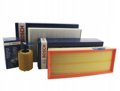 Набір 3 фільтрів bosch vw t-roc 1.6 2.0 tdi фото №1