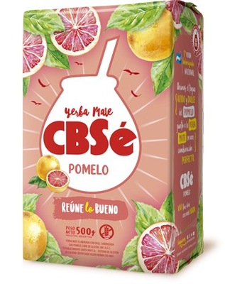 Yerba Mate CBSe pomelo grejpfrutowa 500g Orzeźwia