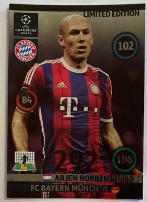 Robben Limited Edition 2014/15 Panini CL