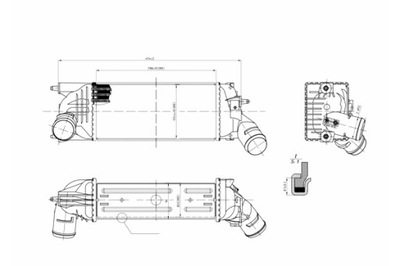 HART INTERCOOLER AUŠINTUVAS ORO CITROEN C5 2.0HDI 05 