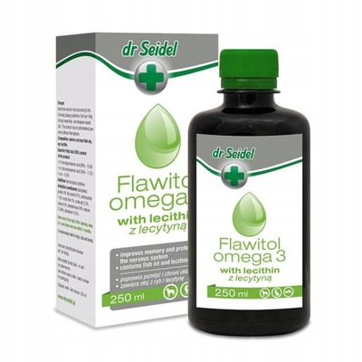 FLAWITOL OMEGA 3 z LECYTYNĄ 250ml