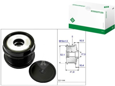 Генератор - сцепление односторонний schaeffler ina 535 0272 10 фото №1