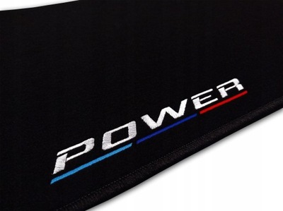 ALFOMBRILLAS ESCOBILLAS DE FELPA NEGRAS PARA BMW 4 F32 (2013-...)+2X HAFT POWER  