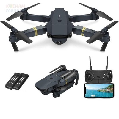 Dron z kamerą FPV E-58 WIFI Aplikacja 4K PRO
