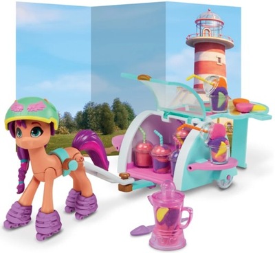 MY LITTLE PONY KUCYK SUNNY STARSCOUT ZESTAW WÓZEK