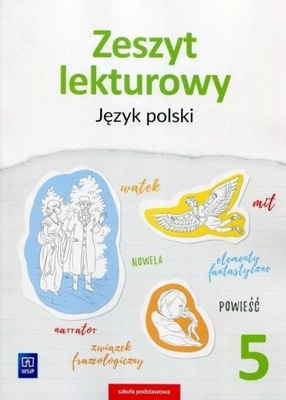 Zeszyt lekturowy Język polski Klasa 5 WSiP